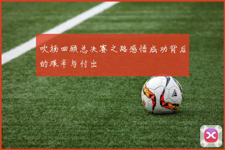 吹杨回顾总决赛之路感悟成功背后的艰辛与付出